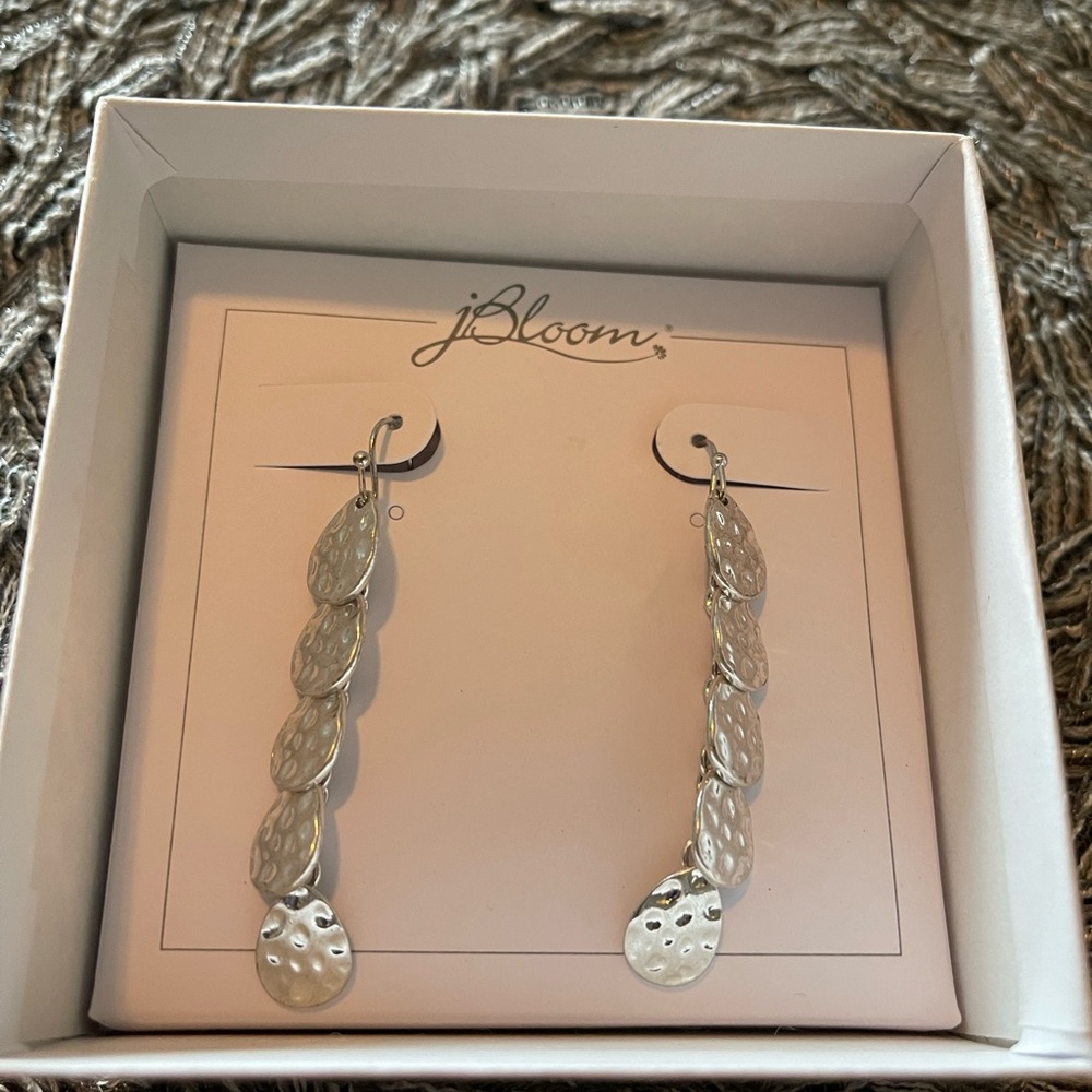 Earrings, silver